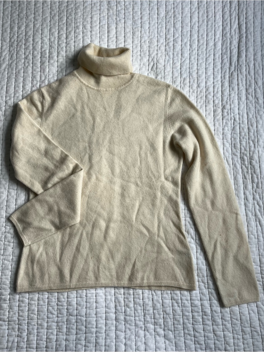 Charter Club Cream Turtleneck Sweater